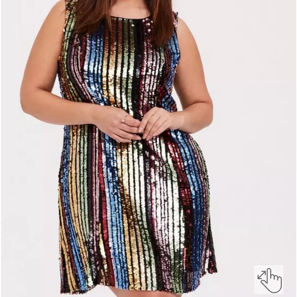Sequin Sleeveless Dress Torrid